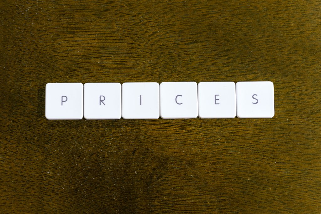 prices on scrabble letter